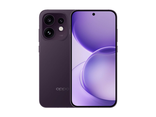 OPPO Reno16 5G (CPH2865)  |  Purple Black  |  6.32 "  |  AMOLED  |  2640 x 1216 pixels  |  Qualcomm  |  Snapdragon 7 Gen 4  |  Internal RAM 8 GB  |  512 GB  |  Dual SIM  |  5G  |  Main camera resolution 50+50+50 MP  |  Secondary camera resolution 50 MP  |