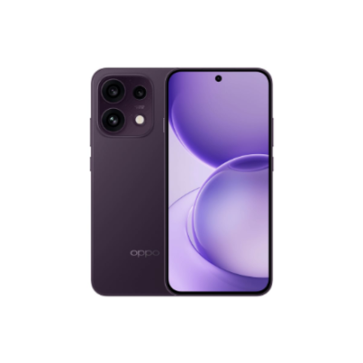 OPPO Reno16 F 5G (CPH2859)  |  Purple Black  |  6.57 "  |  AMOLED  |  2372 x 1080 pixels  |  Mediatek  |  Dimensity 7300 Energy  |  Internal RAM 8 GB  |  256 GB  |  Dual SIM  |  5G  |  Main camera resolution 50+50+8 MP  |  Secondary camera resolution 50 M