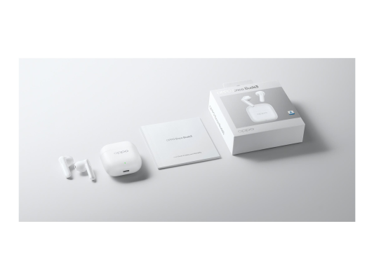 OPPO True wireless earphones  |  Enco Buds3  |  Bluetooth  |  In-ear  |  Microphone  |  Snow White  |  Wireless
