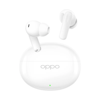 OPPO True wireless earphones  |  Enco Air5  |  Bluetooth  |  In-ear  |  Microphone  |  Glossy White  |  Noise canceling  |  Wireless