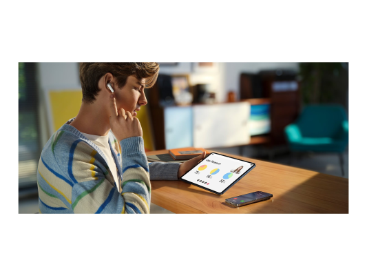 OPPO True wireless earphones  |  Enco Air5 Pro  |  Bluetooth  |  In-ear  |  Microphone  |  White  |  Noise canceling  |  Wireless