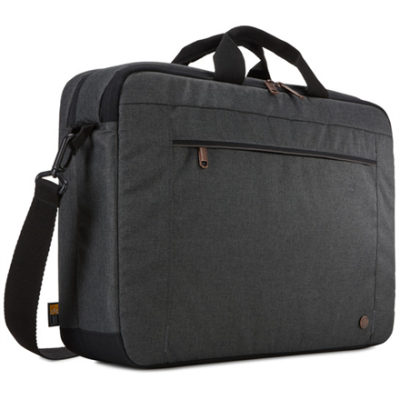 Case Logic  |  Era  |  Fits up to size 15.6 "  |  Messenger - Briefcase  |  Obsidian  |  Shoulder strap