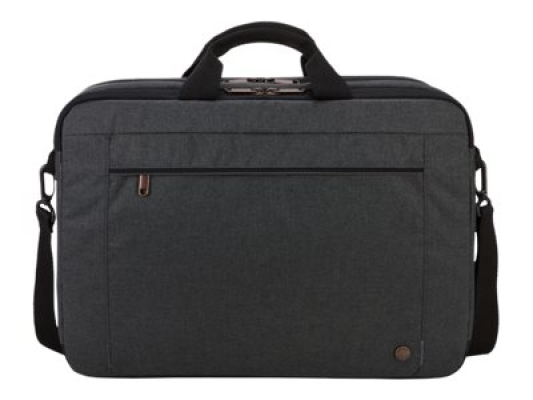 Case Logic  |  Era  |  Fits up to size 15.6 "  |  Messenger - Briefcase  |  Obsidian  |  Shoulder strap
