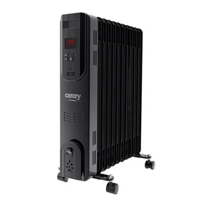 Camry  |  Sildītājs  |  CR 7813  |  Eļļas piepildīts radiators  |  2500 W  |  Jaudas līmeņu skaits 3  |  Melns