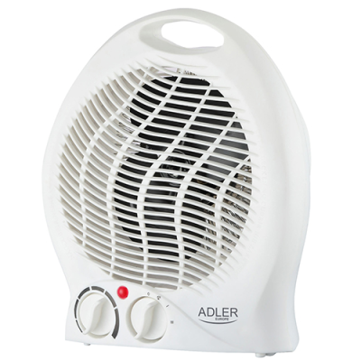 Adler  |  Sildītājs  |  AD 7728  |  Ventilatora sildītājs  |  2000 W  |  Jaudas līmeņu skaits 2  |  Balts