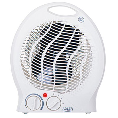 Adler  |  Sildītājs  |  AD 7728  |  Ventilatora sildītājs  |  2000 W  |  Jaudas līmeņu skaits 2  |  Balts