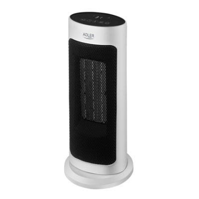Adler  |  Torņa ventilators sildītājs ar taimeri  |  AD 7738  |  Keramika  |  2000 W  |  Jaudas līmeņu skaits 2  |  Piemērots telpām līdz 25 m²  |  Balts