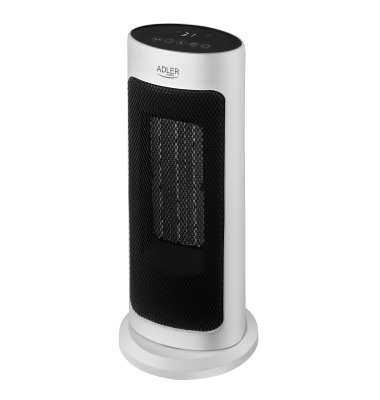 Adler  |  Torņa ventilators sildītājs ar taimeri  |  AD 7738  |  Keramika  |  2000 W  |  Jaudas līmeņu skaits 2  |  Piemērots telpām līdz 25 m²  |  Balts
