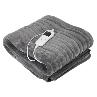 Camry  |  Electirc Heating Blanket with Timer  |  CR 7434  |  Number of heating levels 7  |  Number of persons 1  |  Washable  |  Remote control  |  Super Soft Double-Faced Coral Fleece  |  110-120 W