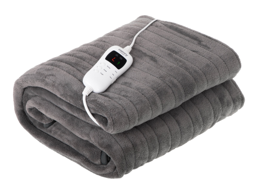 Camry  |  Electirc Heating Blanket with Timer  |  CR 7434  |  Number of heating levels 7  |  Number of persons 1  |  Washable  |  Remote control  |  Super Soft Double-Faced Coral Fleece  |  110-120 W
