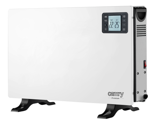 Camry  |  Convection Fan Heater with Remote Control  |  CR 7739  |  Convection Heater  |  2000 W  |  Number of power levels 3  |  White