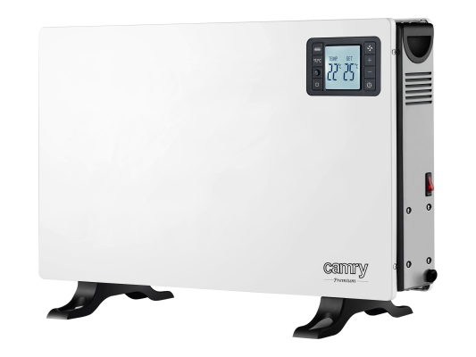 Camry  |  Convection Fan Heater with Remote Control  |  CR 7739  |  Convection Heater  |  2000 W  |  Number of power levels 3  |  White