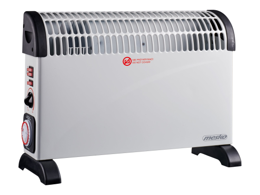 Mesko  |  Konvektora sildītājs ar taimeri un turbo ventilatoru  |  MS 7741w  |  Konvekcijas sildītājs  |  2000 W  |  Jaudas līmeņu skaits 3  |  Balts