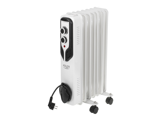 Adler  |  Eļļas sildītājs  |  AD 7815  |  Eļļas sildītājs  |  1500 W  |  Jaudas līmeņu skaits 3  |  Balts