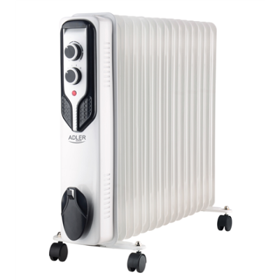 Adler  |  Eļļas Radiators  |  AD 7819  |  Eļļas Piepildīts Radiators  |  2500 W  |  Jaudas līmeņu skaits 3  |  Balts