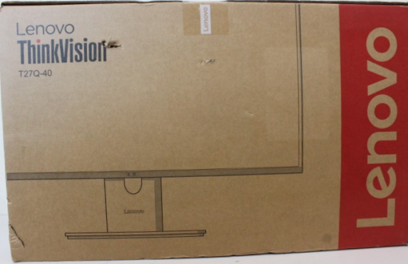РАСПРОДАЖА. Lenovo ThinkVision T27Q-40 27 2560x1440 / HDMI / 3Y Warranty  |  РАСПРОДАЖА. Lenovo  |  T27Q-40  |  27 "  |  IPS  |  16:9  |  120 Hz  |  6 ms  |  2560 x 1440 pixels  |  350 cd / m²  |  HDMI ports quantity 1  |  Eclipse Black  |  Warranty 36 mo