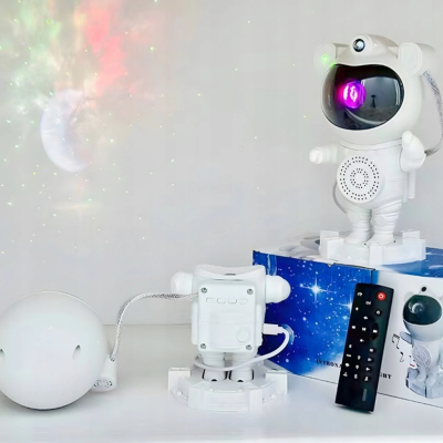 Astronaut LED projector with speaker and remote control, 5W