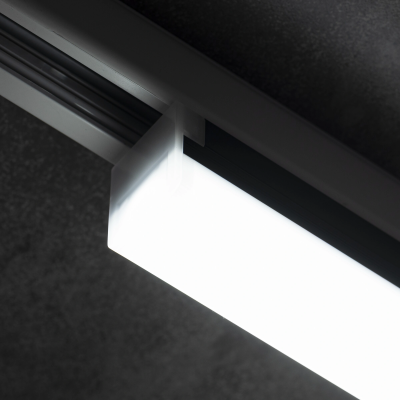 Three-phase LED rail luminaire LTL-E, 3F, 24W, 3000,4000,6500K, 120cm, IP20