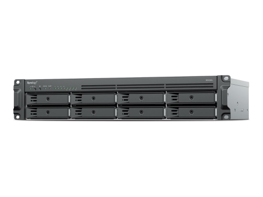 Synology RS1226+ 8-kameru / AMD Ryzen V1500B 4C 2.2GHz / 4GB DDR4 ECC / 8x3.5" Hot-Swap / 2x2.5GbE / 2xUSB3.2 / 2Ventilatori / RAID 0,1,5,6,10,SHR / 3G