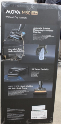 SALE OUT.  |  MOVA Wet and Dry Vacuum cleaner  |  M50 Ultra  |  Cordless operating  |  Handstick  |  Washing function  |  450 W  |  Operating time (max) 40 min  |  Grey  |  Warranty 36 month(s)  |  DAMAGED PACKAGING, SCRATCHED PUMP STAND