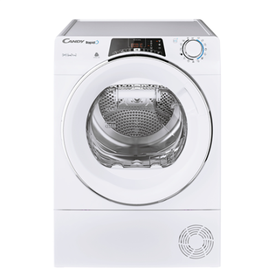 Candy  |  Dryer Machine  |  ROE H9A2TCEX-S  |  Energy efficiency class A++  |  Front loading  |  9 kg  |  Heat pump  |  Big Digit  |  Depth 58.5 cm  |  Wi-Fi  |  White