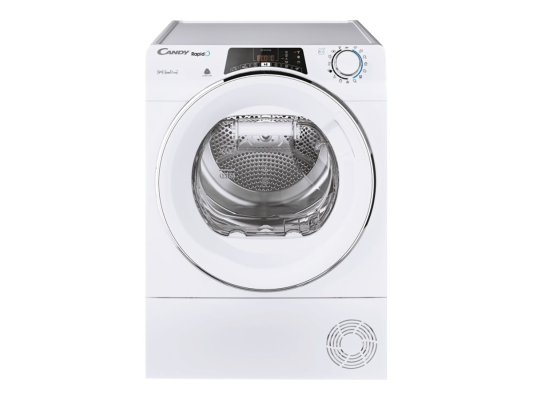 Candy  |  Dryer Machine  |  ROE H9A2TCEX-S  |  Energy efficiency class A++  |  Front loading  |  9 kg  |  Heat pump  |  Big Digit  |  Depth 58.5 cm  |  Wi-Fi  |  White