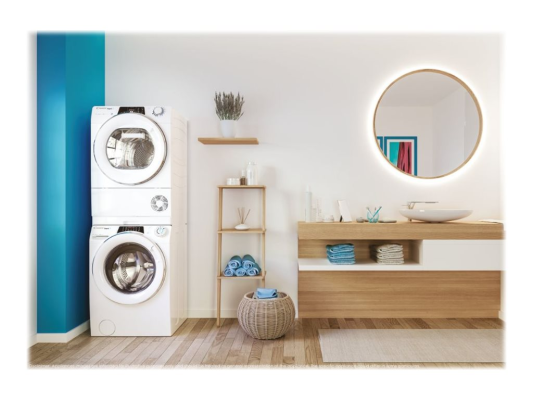 Candy  |  Dryer Machine  |  ROE H9A2TCEX-S  |  Energy efficiency class A++  |  Front loading  |  9 kg  |  Heat pump  |  Big Digit  |  Depth 58.5 cm  |  Wi-Fi  |  White