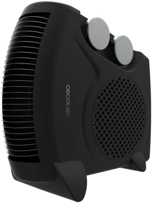 Cecotec ReadyWarm 2000 Max Dual Melns  |  Ventilatora sildītājs  |  2000 W  |  Jaudas līmeņu skaits 3  |  Piemērots telpām līdz 20 m²  |  Melns