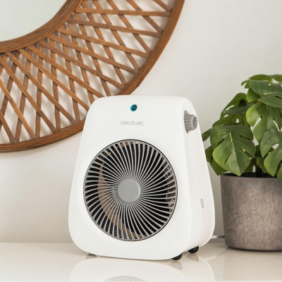Cecotec ReadyWarm 2000 Max Force Balts  |  Ventilators sildītājs  |  2000 W  |  Jaudas līmeņu skaits 2  |  Piemērots telpām līdz 20 m²  |  Balts