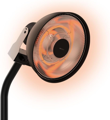 Cecotec ReadyWarm 21000 Carbon Focus  |  Infrasarkanais sildītājs  |  2100 W  |  Jaudas līmeņu skaits 3  |  Piemērots telpām līdz 20 m²  |  Melns  |  IP24