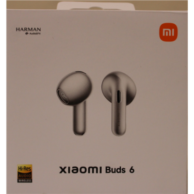 IZPĀRDOŠANA. Xiaomi Buds 6, Titan Gray  |  IZPĀRDOŠANA.  |  Xiaomi Buds 6  |  Bluetooth  |  Semi‑in‑ear  |  Microphone  |  Titan Gray  |  Noise canceling  |  DEMO  |  Warranty 24 month(s)  |  Wireless
