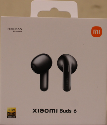 IZPĀRDOŠANA. Xiaomi Buds 6, Graphite Black  |  IZPĀRDOŠANA.  |  Xiaomi Buds 6  |  Bluetooth  |  Semi-in-ear  |  Microphone  |  Graphite Black  |  Noise canceling  |  DEMO  |  Warranty 24 month(s)  |  Wireless
