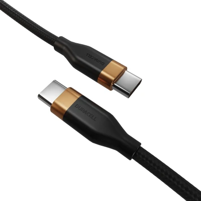Duracell 1M USB-C to USB-C Charging Cable, 60W