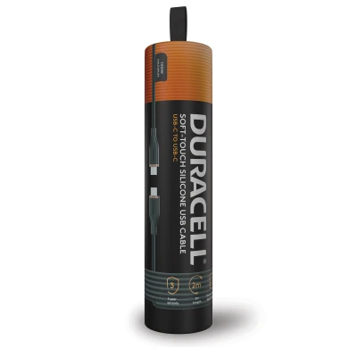 Duracell 2M USB-C uz USB-C lādēšanas kabelis, 100W