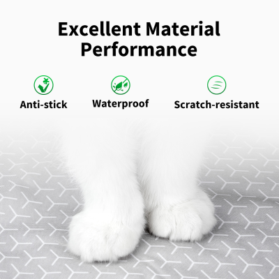 PETKIT Augstas veiktspējas kaķu pakaišu paklājs Pura Max 2, Purobot Max Pro / 2, Purobot Max 3  |  P99026  |  Pelēks / Zaļš