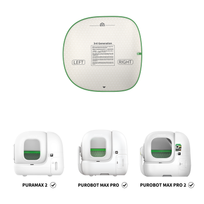 PETKIT Augstas veiktspējas kaķu pakaišu paklājs Pura Max 2, Purobot Max Pro / 2, Purobot Max 3  |  P99026  |  Pelēks / Zaļš