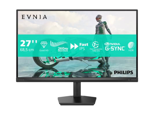 Philips 27M2N3500PF / 00  |  27 "  |  Fast IPS  |  QHD  |  16:9  |  260 Hz  |  1 ms  |  2560 x 1440 pixels  |  300 cd / m²  |  HDMI ports quantity 2
