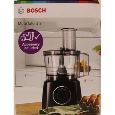 SALE OUT.  |  Bosch  |  Kitchen machine Multi Talent 3  |  MCM3110W  |  800 W  |  Number of speeds 2  |  Bowl capacity 2,3 L  |  White  |  DAMAGED PACKAGING