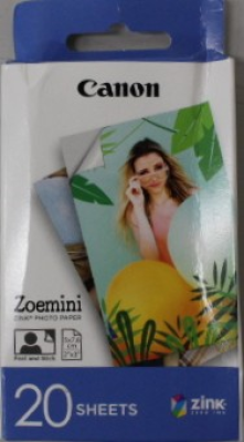 IZPĀRDOŠANA. 20 lapas  |  ZP-2030  |  Fotopapīrs  |  Balts  |  5 x 7.6 cm  |  BOJĀTA IEPAKOJUMS