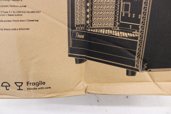 SALE OUT. Fractal Define 7 Black Solid  |  Fractal Design  |  Define 7 Solid  |  E-ATX  |  ATX  |  Black  |  DAMAGED PACKAGING
