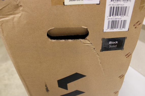 SALE OUT. Fractal Define 7 Black Solid  |  Fractal Design  |  Define 7 Solid  |  E-ATX  |  ATX  |  Black  |  DAMAGED PACKAGING