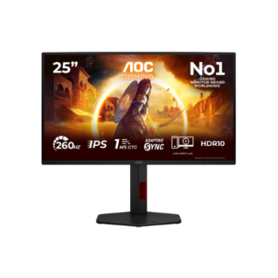 AOC  |  25G4ZR  |  25 "  |  Fast IPS  |  FHD  |  16:9  |  240 Гц  |  0.5 мс  |  1920 x 1080 пикселей  |  300 кд / м²  |  Количество HDMI портов 2  |  Черный