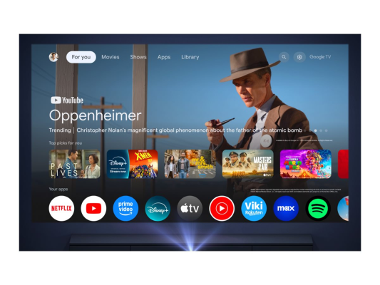 Anker Nebula Nebula X1 Pro  |  4K UHD (3840 x 2160)  |  3500 ANSI lumens  |  Black  |  Wi-Fi
