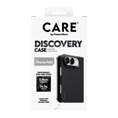 PanzerGlass Discovery Case  |  Задняя крышка  |  Apple  |  iPhone 2026 Fold  |  Переработанный пластик  |  Черный