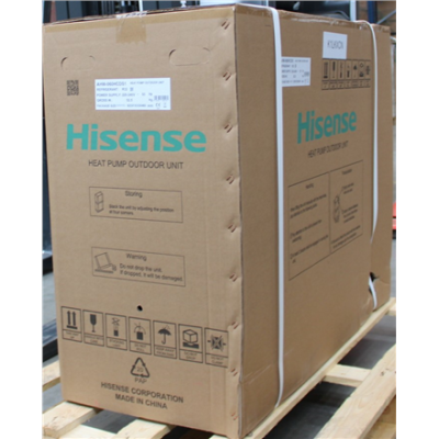 РАСПРОДАЖА. Hisense Hi-Therma 6 кВт тепловой насос Сплит тип Наружный блок  |  Hisense AHW-060HCDS1  |  Hi-Therma 6 кВт тепловой насос Сплит тип Наружный блок  |  36 месяц(ев)  |  Поврежденная упаковка, вмятина спереди (снизу, с правой стороны)