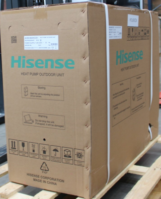 РАСПРОДАЖА. Hisense Hi-Therma 6 кВт тепловой насос Сплит тип Наружный блок  |  Hisense AHW-060HCDS1  |  Hi-Therma 6 кВт тепловой насос Сплит тип Наружный блок  |  36 месяц(ев)  |  Поврежденная упаковка, вмятина спереди (снизу, с правой стороны)