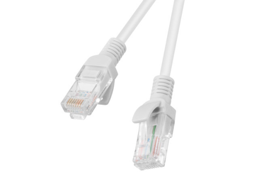 Lanberg Patchcord CAT.5E UTP 0.25M fluke passed 10-pack, Grey  |  PCU5-20CC-0025-S