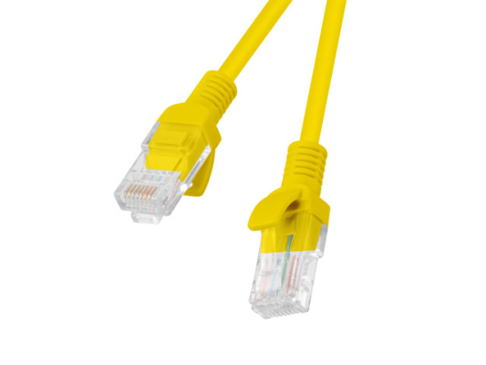 Lanberg Patchcord CAT.5E UTP 0.5M fluke passed 10-pack, Yellow  |  PCU5-20CC-0050-Y