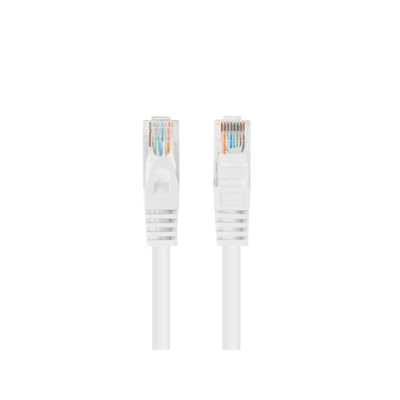Lanberg Patchcord CAT.6 UTP 1M с сертификатом Fluke, 10 штук, белый  |  PCU6-20CC-0100-W