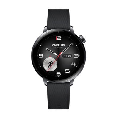 OnePlus Watch 3 (43mm)  |  Smart watch  |  GPS (satellite)  |  AMOLED  |  1.32"  |  Black Steel